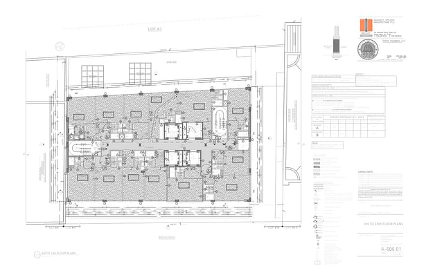 3rd to 14th Floor Plans, 159 Broadway