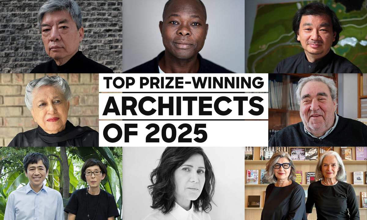 News: Top prize-winning architects and design leaders of 2025