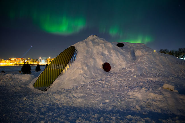  Night View With Northern Lights. Photo credit: Leif Norman