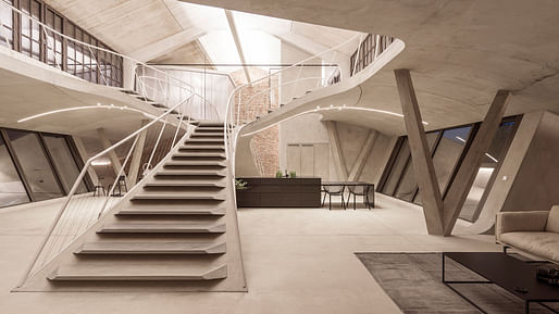 Finalist in "Interiors – Residential:" Loft Panzerhalle in Salzberg, Germany, by Smartvoll Architekten.