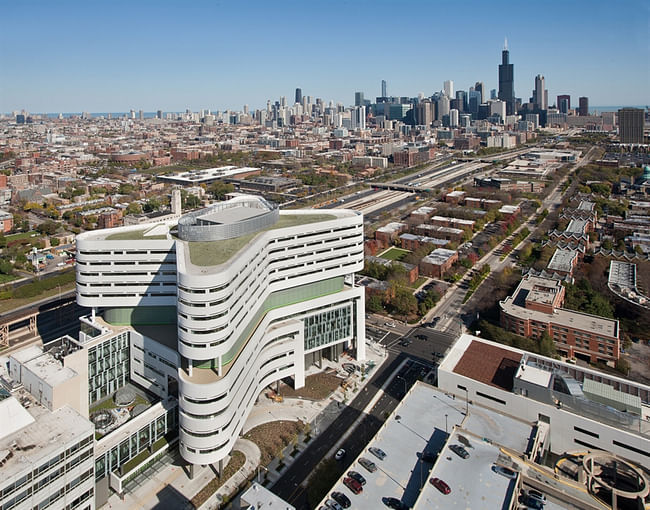 Distinguished Building Honor Award: Rush University Medical Center New Hospital Tower in Chicago, Illinois by Perkins+Will. Photo: Connor Steinkamp, Steinkamp Photography.