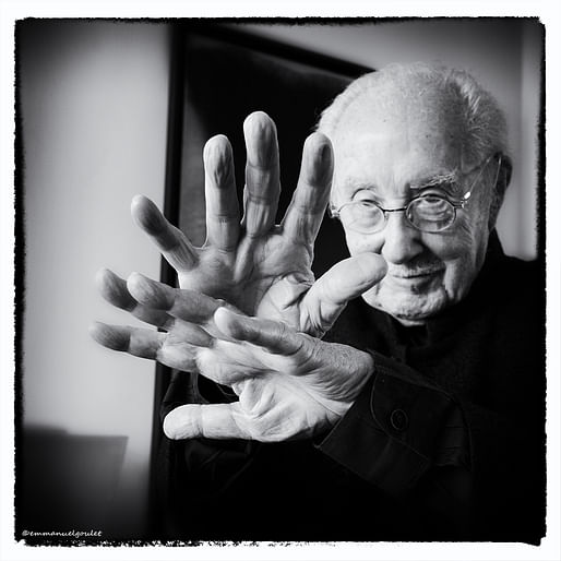 Claude Parent, photo by Emmanuel Goulet.