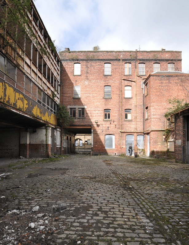 Existing internal courtyard (Photography by Collective Architecture)