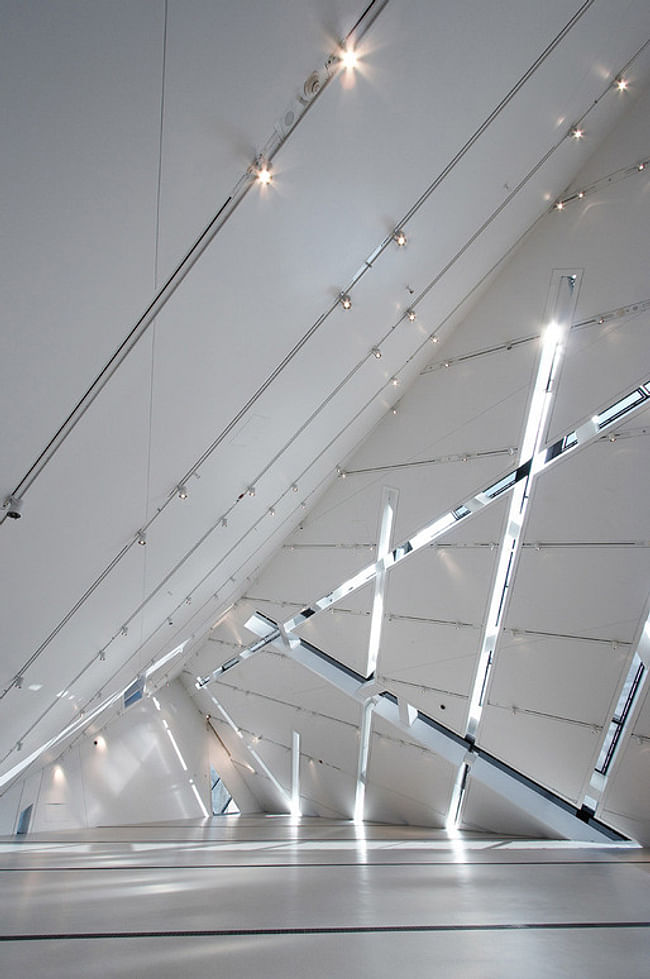 The Crystal by Daniel Libeskind at Royal Ontario Museum (ROM), interior, Toronto, ON © Sam Javanrouh