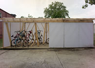 Detroit Youth Hostel Bike Shed
