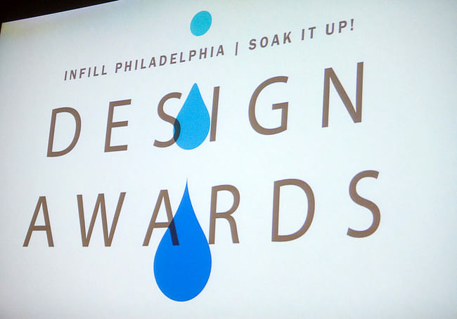 Infill Philadelphia: Soak It Up Design Awards drew a near capacity crowd to the Academy of Natural Sciences to look at innovative and implementable designs for green rainwater management © CG Lawrence Photography (Gregory Clarke)