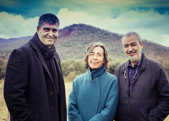 Rafael Aranda, Carme Pigem and Ramon Vilalta. Photo: Javier Lorenzo Domínguez.