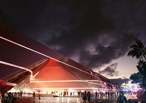 Mecanoo's Cultural Complex in Shenzhen is scheduled to begin construction. Image courtesy of Mecanoo.