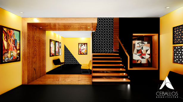 2. Exhibition hall (House of the artist Carlos Sánchez) - Unbuilt
