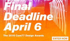 Act Fast - Only One Week Left to Enter the 2016 Core77 Design Awards