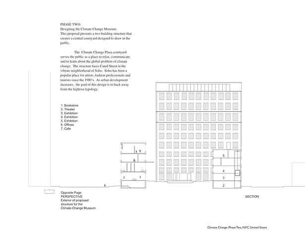 Section, using Rhino software