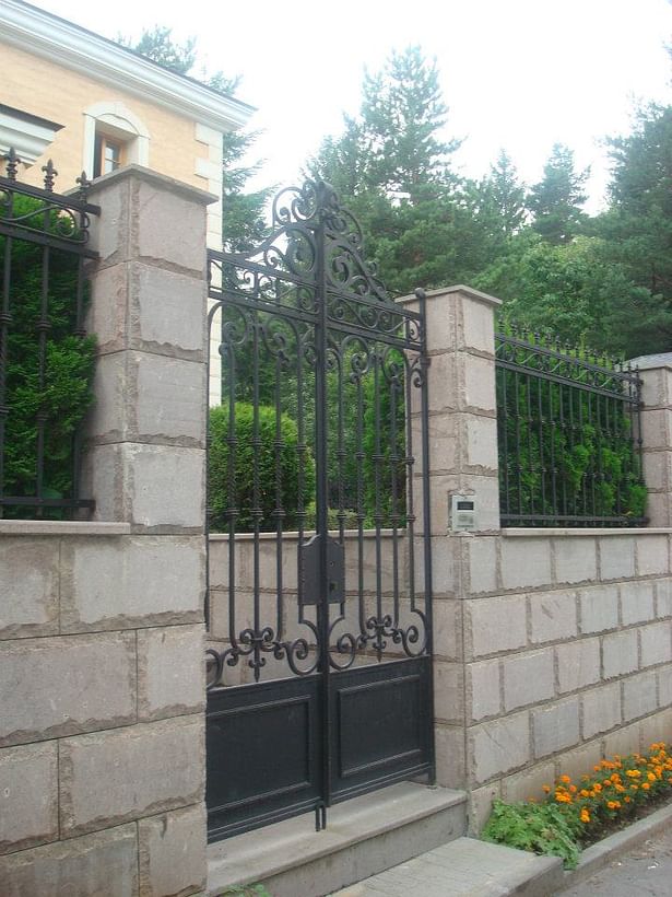 Residential entrance gate Varna-Bulgaria