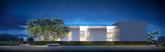 The New Norton South Dixie Highway Façade, designed by Foster + Partners. (Image courtesy of Foster + Partners)