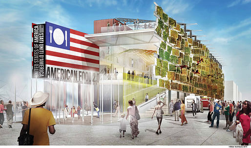 'American Food 2.0: United to Feed the Planet', designed by Biber Architects for the Milan Expo 2015. Image © Biber Architects