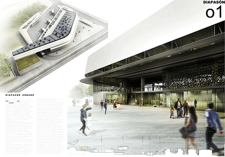 DMDEAU + GEMMA SERRA COMPETITION: 2nd Place Library + Bus Station in Ronda, Spain. October 2012