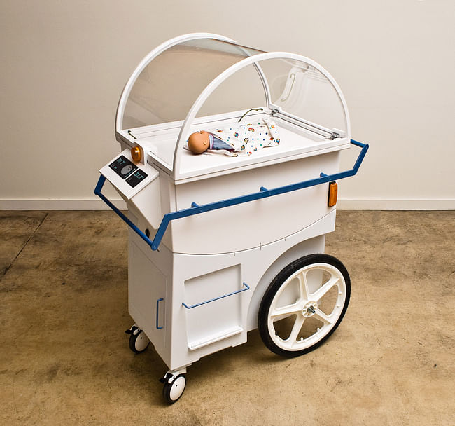 Corporate and Institutional Achievement: Design that Matters: NeoNurture car-parts infant incubator, 2009. Designed with the Center for Integration of Medicine and Innovative Technology (Photo: Design that Matters)