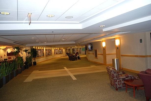 Newly Enclosed Club Concourse