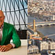 LEFT: Norman Foster. Photo: Manolo Yllera | RIGHT: River Thames. Photo: Aaron Hargreaves, Foster + Partners.