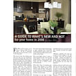 A guide to what's NEW and HOT for your home!