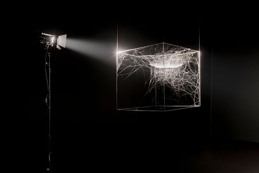 For his installation for the Chicago Architecture Biennial, Tomás Saraceno presented an collaborative project with several species of spiders. Via Chicago Architecture Biennial