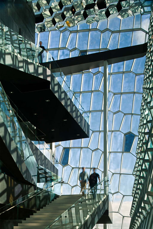 Certainly not trash: one of Eliasson's most iconic ventures into the architectural realm is his facade for the Harpa Reykjavik Concert Hall designed by fellow Danes, Henning Larsen Architects. (Image via henninglarsen.com)