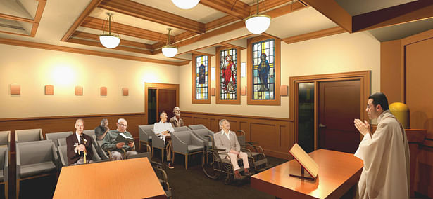 Chapel Interior Rendering