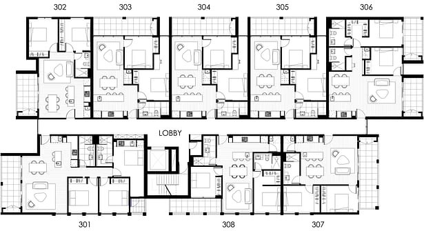  Second/ Third Floor Plan