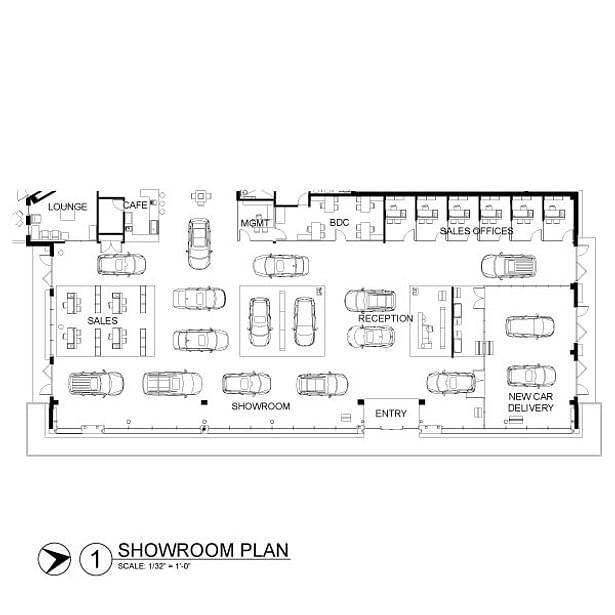 Enlarged Showroom