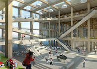 Pinewood Library: design for new Helsinki public library by Sputnik and ABT