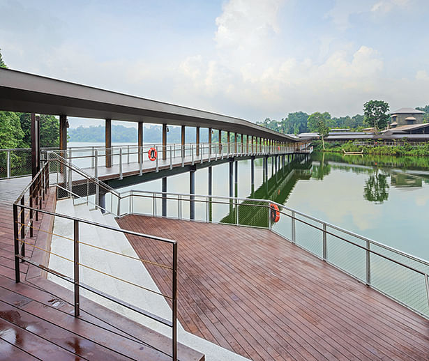 The 165m-long bridge over Upper Seletar Reservoir