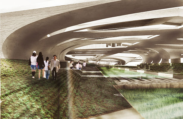 Render of the proposed L.A. River