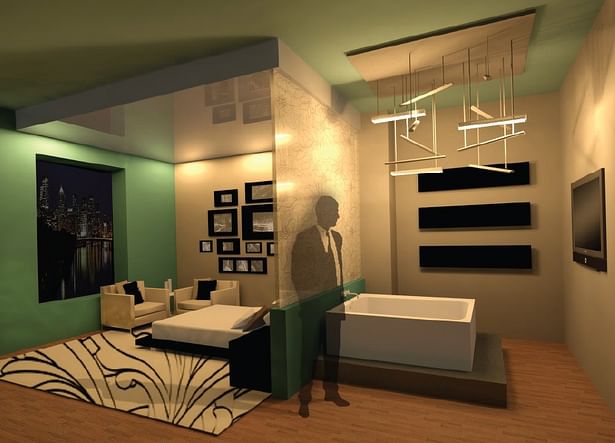 Guest Room Typical 3dsmax Render