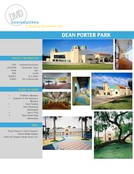 Dean Porter Park Additions and renovations