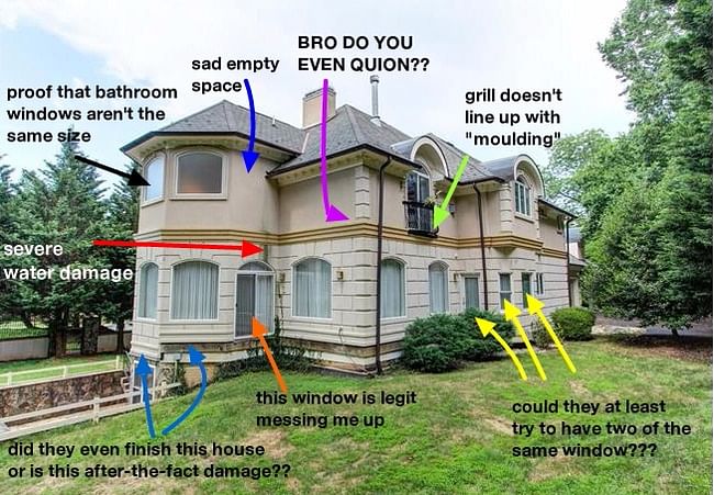 A taste of what McMansion Hell offers