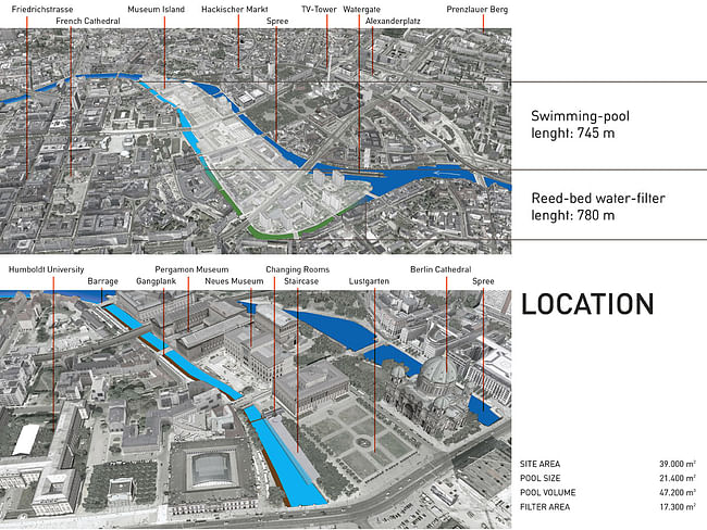 Holcim Gold Award: Urban renewal and swimming-pool precinct: Location in Berlin’s Center.