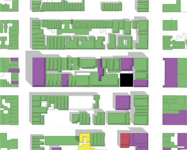 above ground level program; housing[green], business[purple]