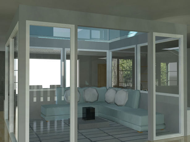 Indoor Courtyard (3Dmax rendering)