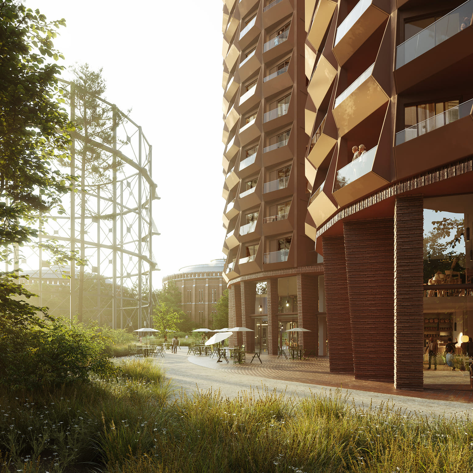 Picture of Cobe and Yellon win Stockholm's historic gasworks residential tower ...
