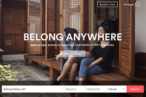 Screen shot of the Airbnb search page. Image via skift.com.