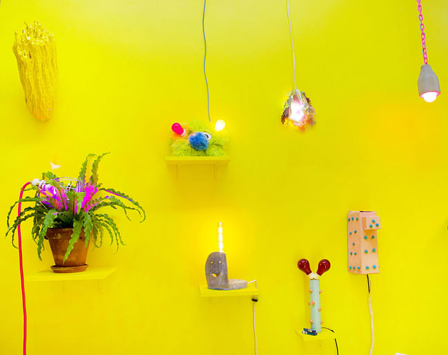 Another installation shot from 'the Lamp Show'. Image courtesy of Hand Job Gallery Store