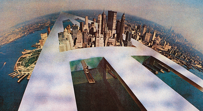 Superstudio, “The Continuous Monument (New New York),” 1969/Courtesy Fondazione Maxxi via the New York Times