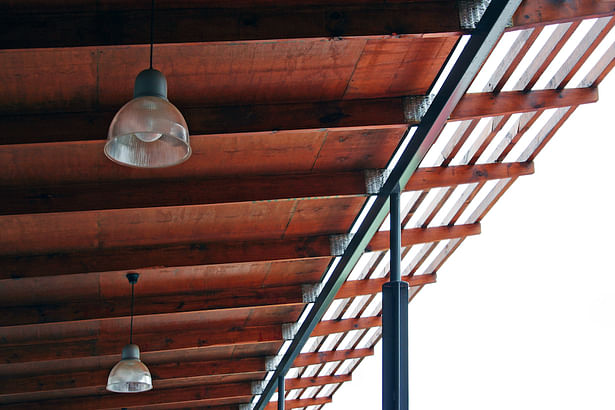 patio roof detail