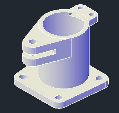 3D rendering of a fitting