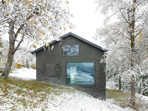 savioz house. Architect: savioz fabrizzi architectes. Location: Sion, Switzerland. Photo: Thomas Jantscher.