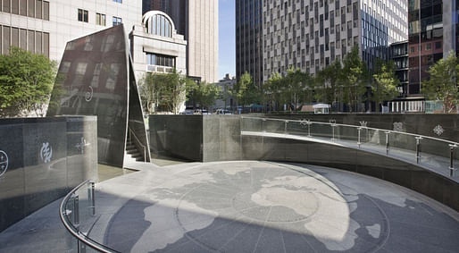 Oct 29: African Burial Ground Memorial, Architects: Rodney Leon / AARRIS Architects, Photo courtesy of Rodney Leon Architects.