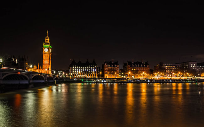 It's not dark yet, but it's getting there: London at night. Image: Ben Cremin via Flickr