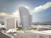 Studio Gang's first LA project will be a wavy high-rise in Chinatown 