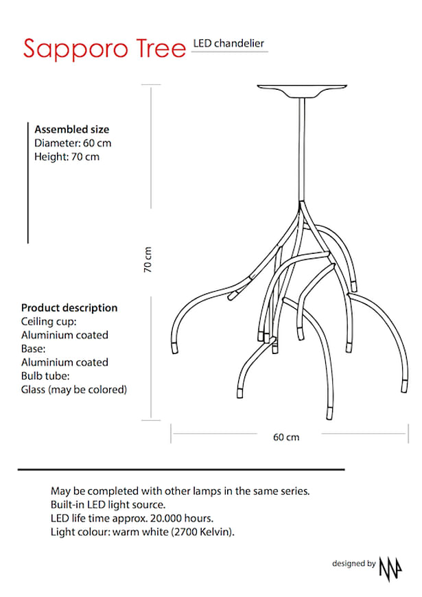 LED lamp series SAPPORO TREE