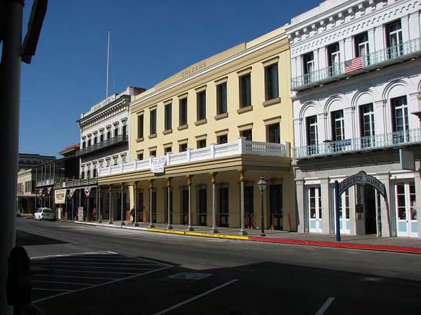 The Orleans; reconstruction of Historic Facade approx 1855