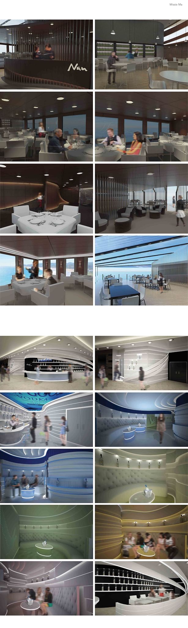 Restaurant Project + Lounge Project Renderings